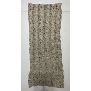 CC Women's Winter Warm Infinity Scarf Beige‎ Confetti Cable Knit